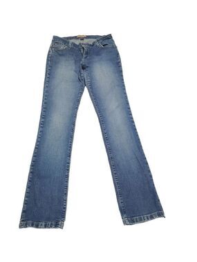 Vintage 04 Tommy Jeans Junior Sz 7 Flare Bootcut Y2K Stretch Denim Embroidered